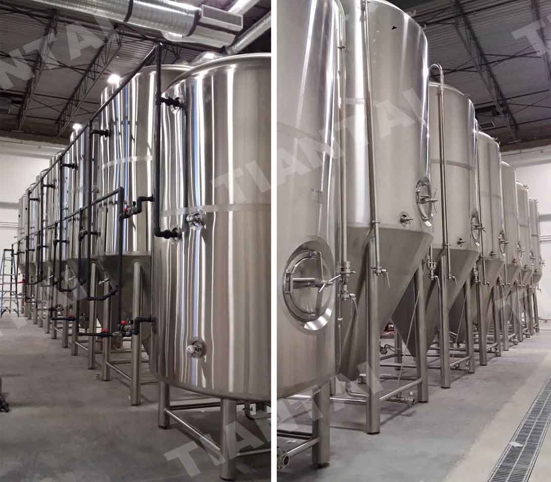 Canada beer brewery equipment cases 3000L Microbrewery equipment in